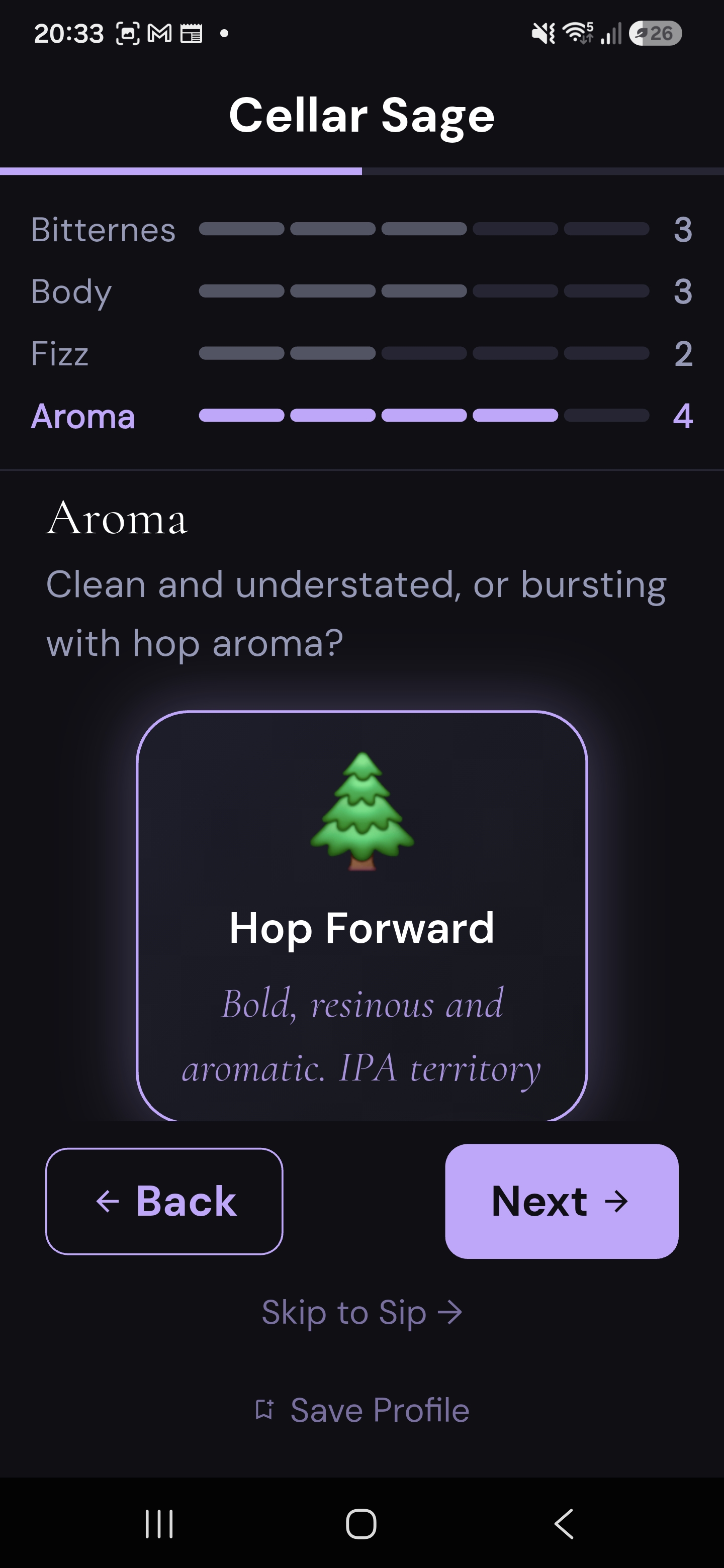 Beer palate quiz